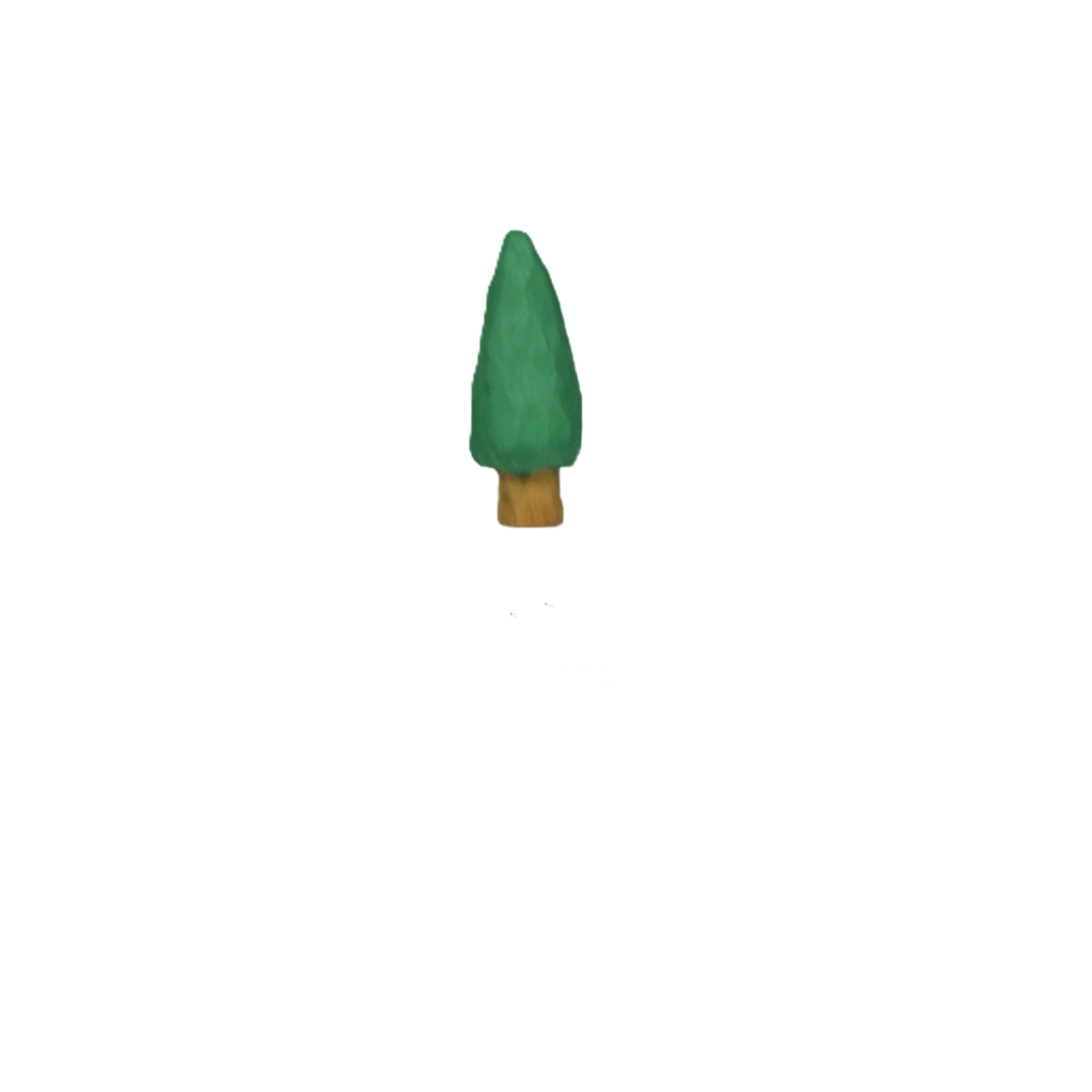 Linden Wood Hand-Carved Tree Figurine, Cute Forest Scene Miniature Decor, Calming Desk Ornament for Home, Office & Fairy Gardens