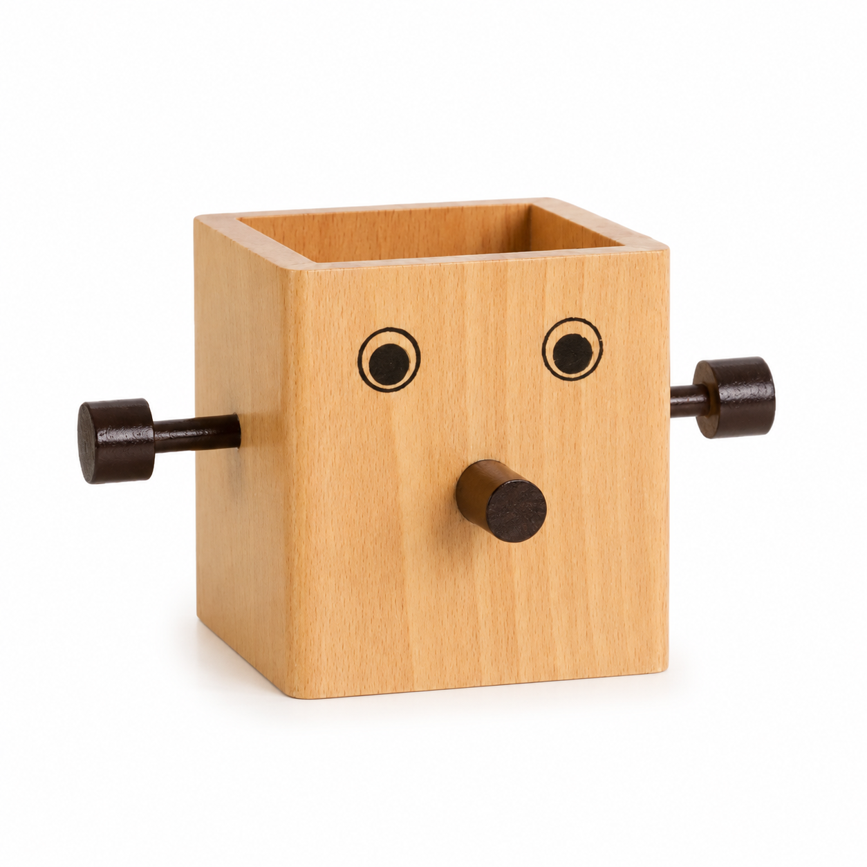Whimsical Wooden Desk Organizer & Pencil Holder Collection