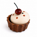 Whimsical Wooden Trinket Box – Mushroom & Cherry Cupcake Storage Decor