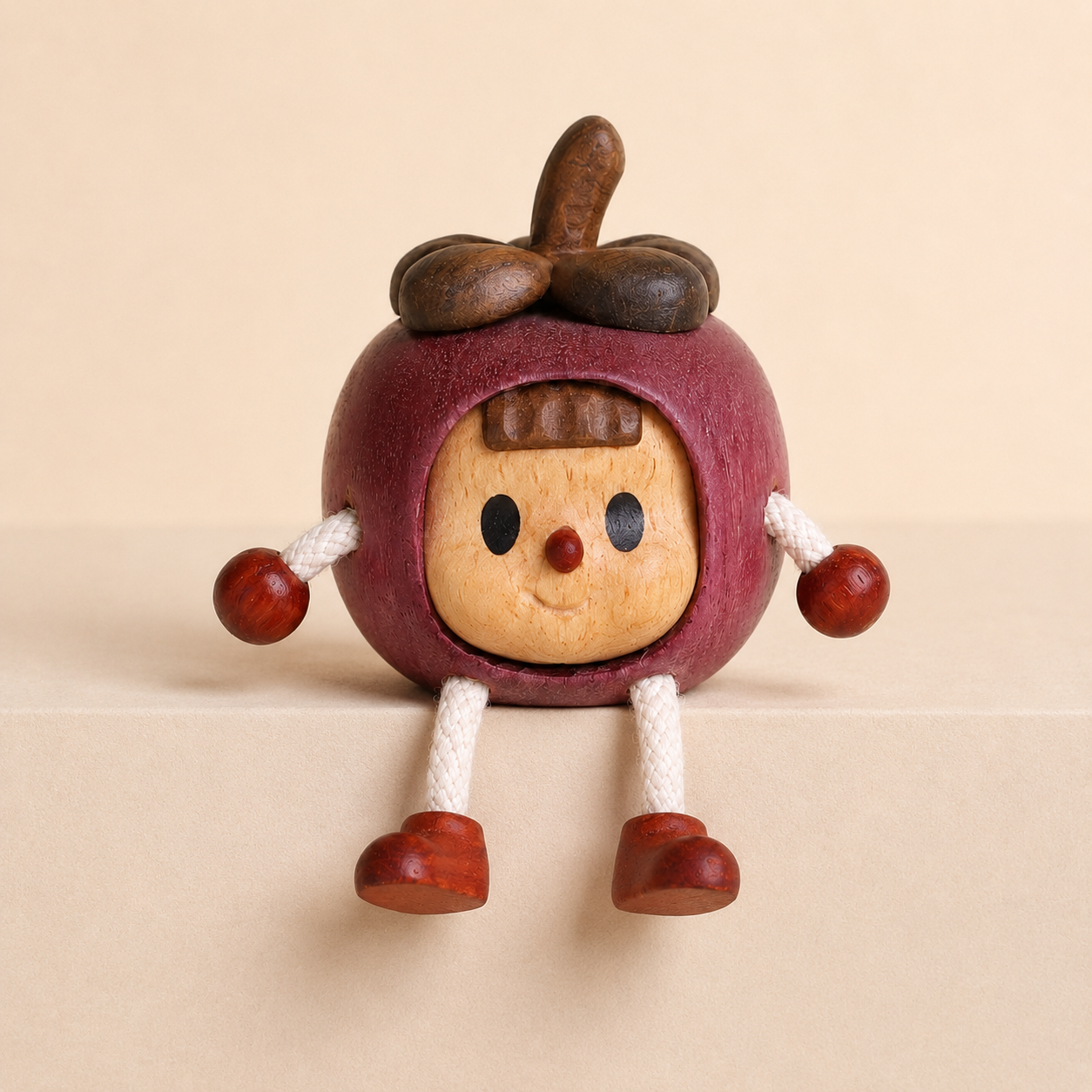 Fun Handmade Wooden Ornaments, Cute Creative Desktop Decorations