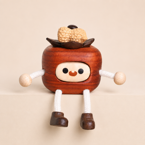 Fun Handmade Wooden Ornaments, Cute Creative Desktop Decorations