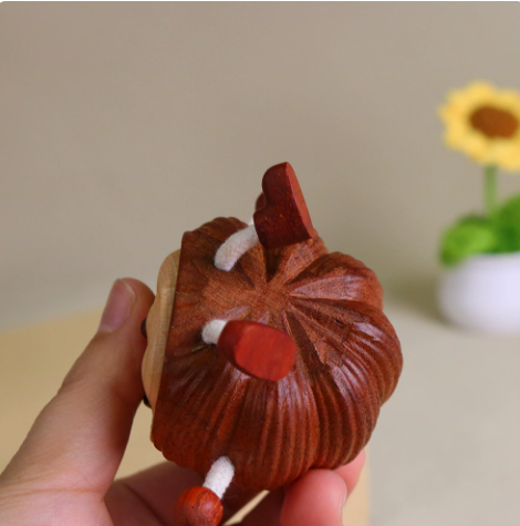 Fun Handmade Wooden Ornaments, Cute Creative Desktop Decorations