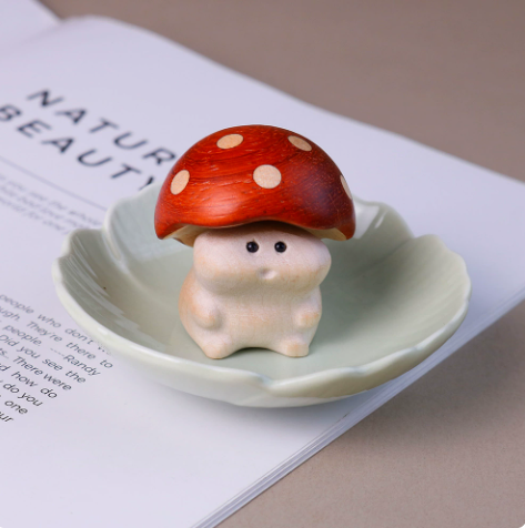 Fun Handmade Wooden Ornaments, Cute Creative Desktop Decorations