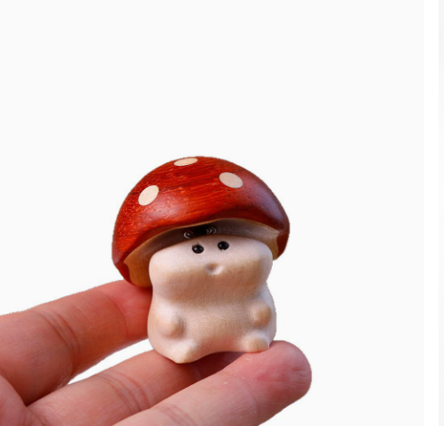 Fun Handmade Wooden Ornaments, Cute Creative Desktop Decorations