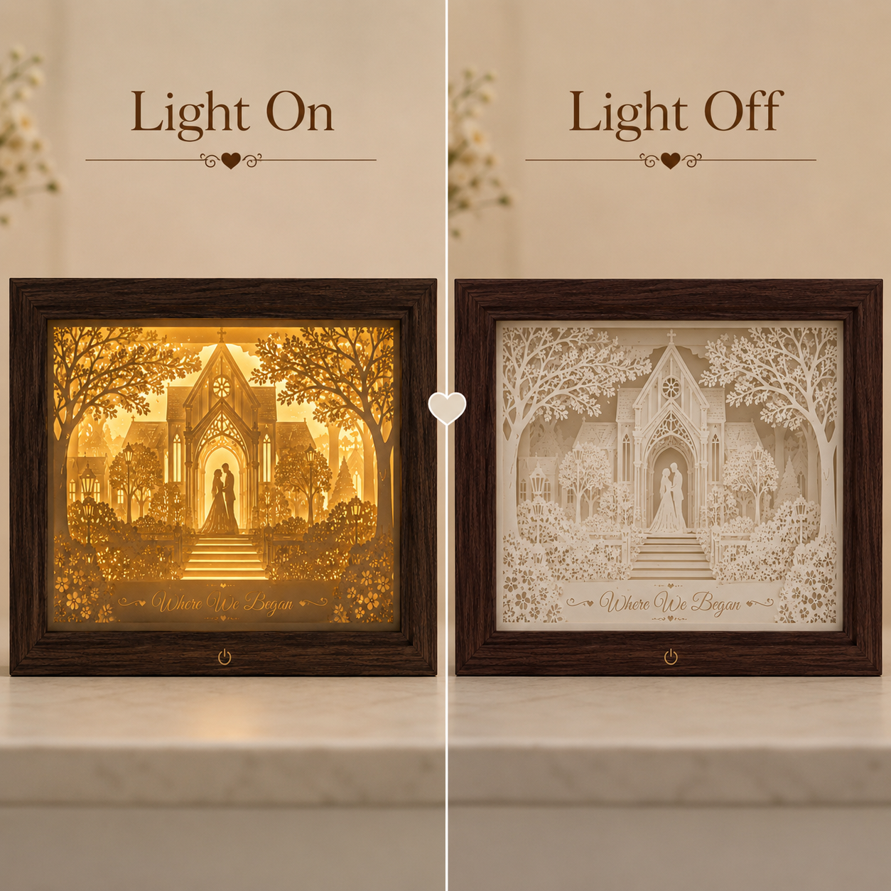 Where We Began Personalized Light Box – Custom Venue Portrait