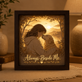 Always Beside Me Personalized Pet & Family Paper Light Box