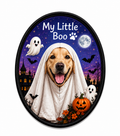 Personalized Halloween Pet Photo Keychain – Custom Dog & Cat Bag Charm