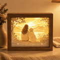 Always Beside Me Personalized Pet & Family Paper Light Box