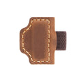 Genuine Leather Magnetic Bookmark Clip | Hand-Stitched Crazy Horse Leather | Vintage Retro Page Holder & Creative Gift
