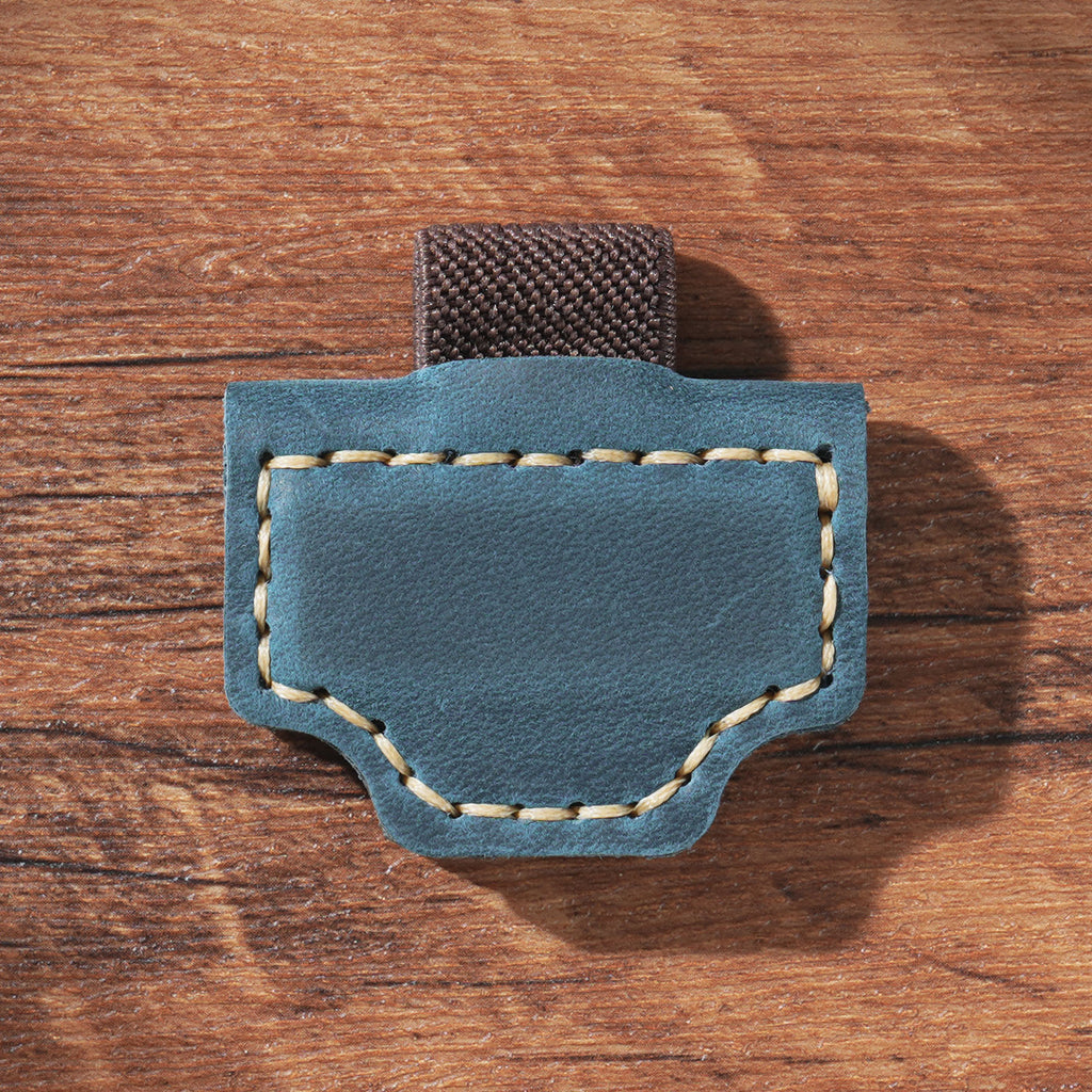 Genuine Leather Magnetic Bookmark Clip | Hand-Stitched Crazy Horse Leather | Vintage Retro Page Holder & Creative Gift